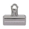 Universal Bulldog Clips, Jumbo, Nickel, 12/Pack (31266)