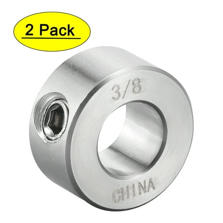 

Unique Bargains Drill Stop 3/8 I.D. Stainless Steel for Set Screws Chuck Woodworking Drill Bits Depth Holder 2 Pcs