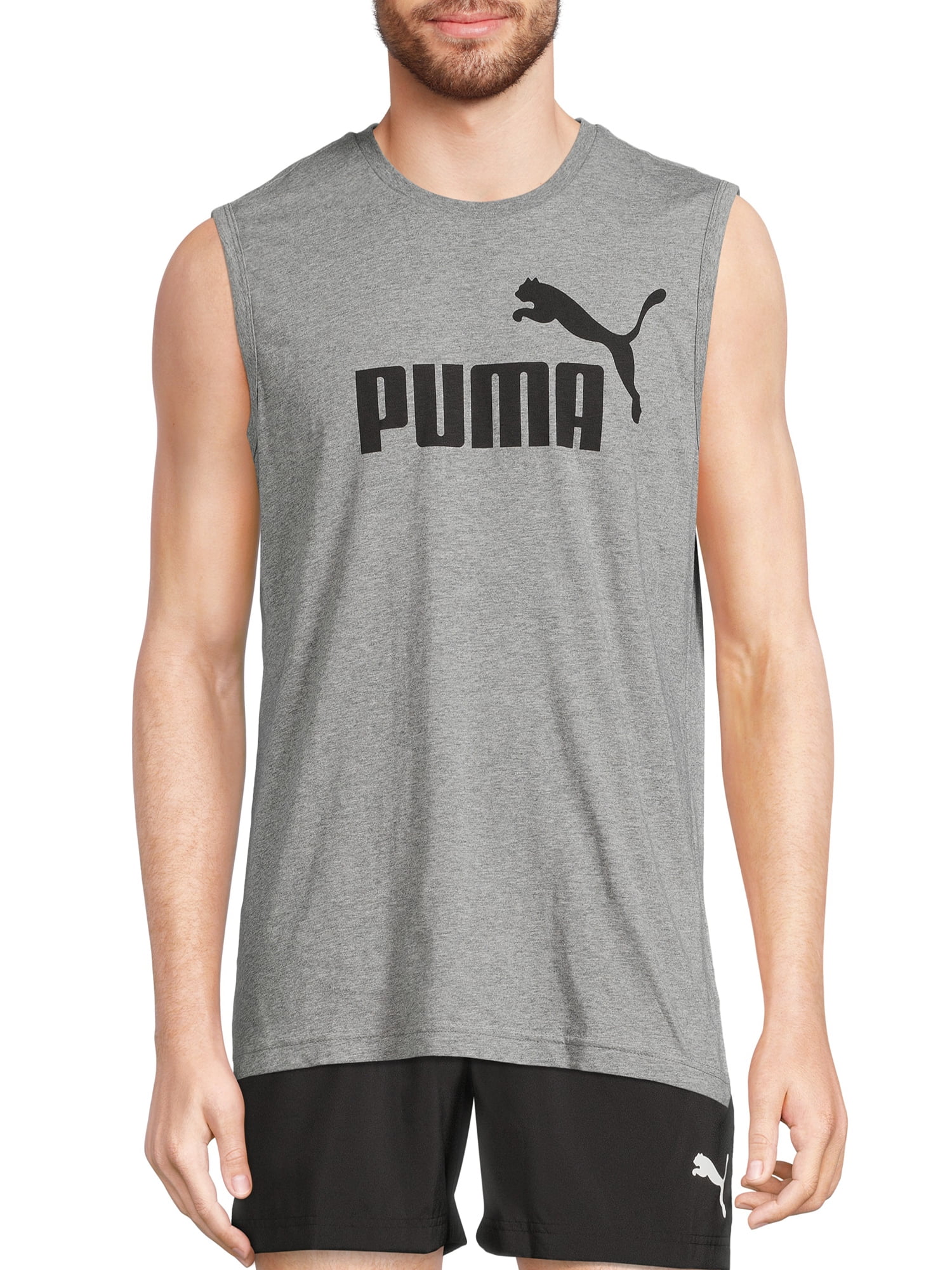Puma Men's Essential No. 1 Logo Cat Muscle T-Shirt, to Size 2XL