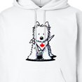 thumbnail image 3 of Inktastic Canada Day Westie Adult Hoodie Sweatshirt, 3 of 4
