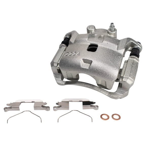 TRQ Front Left Brake Caliper w/Bracket Drivers Side Compatible with 2012-2019 Nissan Versa 2014-2019 Versa Note