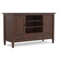 thumbnail image 5 of Simpli Home Warm Shaker Wood TV Media Stand in Brown For TVs up to 50", 5 of 12