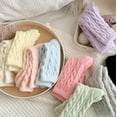 thumbnail image 5 of Autumn And Winter New Padded Socks Women's Mid-calf Socks Warm Velvet Thickened Warm Sleep Socks Floor Cold Thick Socks, 5 of 9