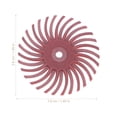 thumbnail image 4 of 24pcs Radial Bristle Disc Abrasive Brush Polishing Rotary Tool Accessories, 4 of 9