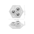thumbnail image 2 of Niceauty 8Pcs Self Adhesive Universal Casters White for Small Furniture and Appliances, 2 of 7