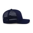thumbnail image 4 of Pacific Headwear 104C Trucker Snapback Cap-True Navy-One Size, 4 of 8