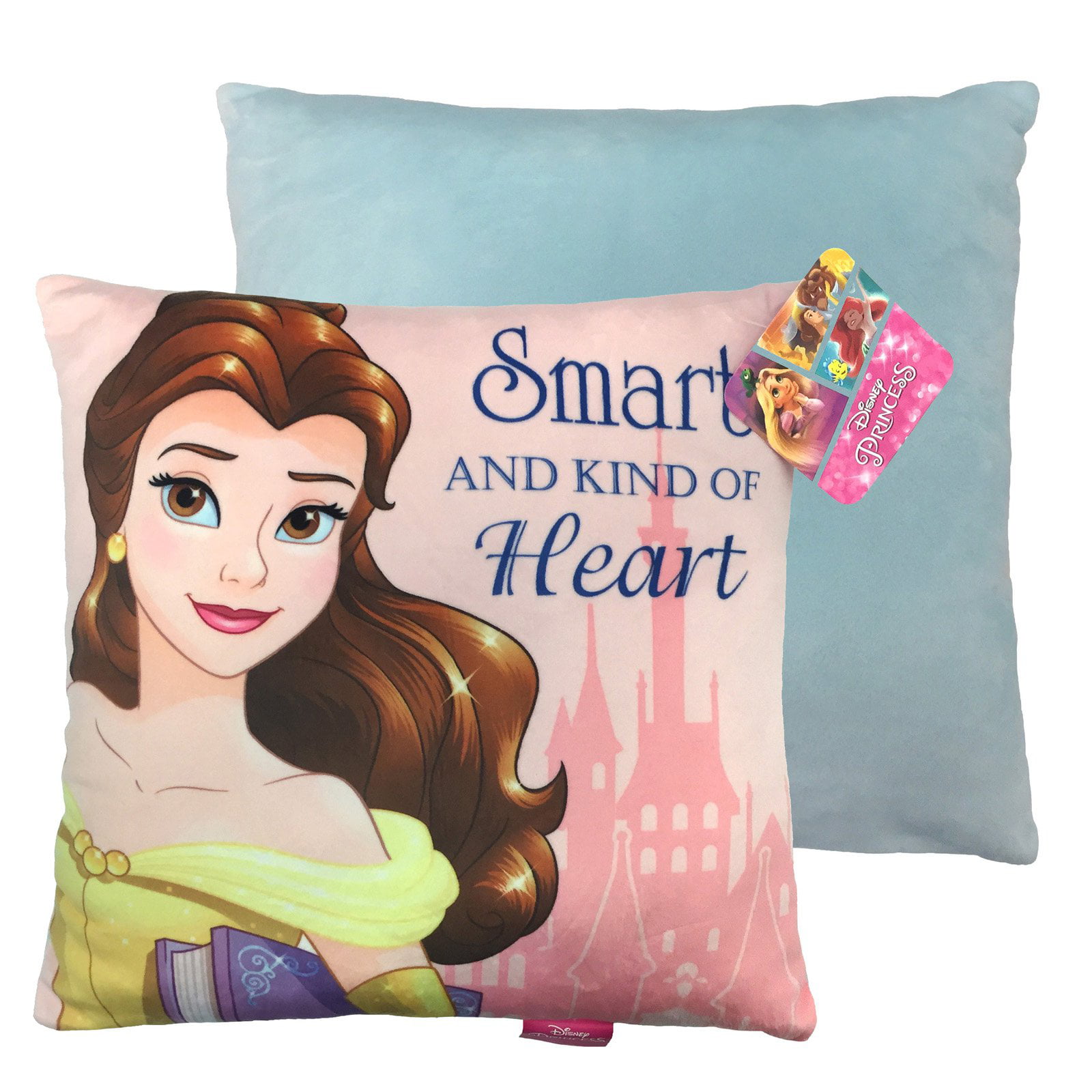 40x40cm Girls Personalised Beauty and the Beast Soft Kids Cushion Cover 