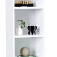 thumbnail image 3 of Librero organizador MORU NOVA Blanco librero minimalista estante modular Mueble organizador multiusos, 3 of 9