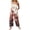 Deep Red, variant on WTOBBY Women's Casual Sleeveless Jumpsuit in Cotton with Halloween Printed Design, Lightweight and Breathable for Everyday Comfort, Perfect for Warm Weather,Deep RedL