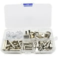 thumbnail image 1 of 80pcs Shelf Pins Kit Shelf Support Pegs Stainless Steel Bookshelf Pegs Shelves Pegs, 1 of 8