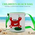 thumbnail image 1 of Borsa a rete Borsa a conchiglia giocattolo Borsa a rete giocattolo per cartoni animati Borsa da nuoto per bambini, 1 of 7