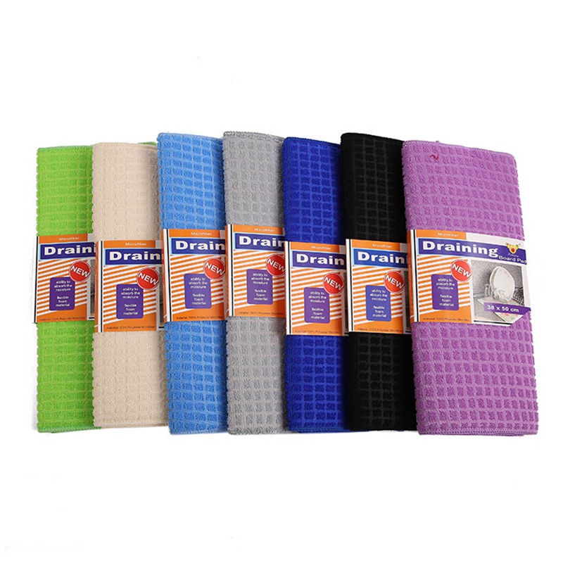 AkoaDa Microfiber Dish Drying Mat Pot andCutlery Cloth OilProof HeatInsulated Cushion