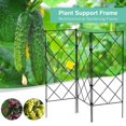 thumbnail image 1 of EIMELI 3pcs Foldable Plant Climbing Trellis Frame Garden Flower Plant Growing Support Metal Iron Trellis Wall, 1 of 7