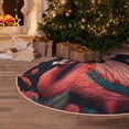 thumbnail image 5 of Sikiie Colorful Floral Flamingo Christmas Tree Skirt, Christmas Tree Decorations, Christmas Decor, Tree Mat Decoration(30-48IN)-30", 5 of 6
