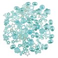 thumbnail image 2 of Accesorios de joyería DIY Adornos de parte posterior plana ABS de perlas mixtas Colores Azul claro Zulema Parche de perlas, 2 of 8