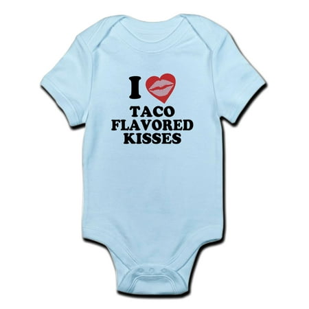 

CafePress - Taco Flavored Kisses Infant Creeper - Baby Light Bodysuit