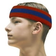 thumbnail image 2 of Couver Unisex Haiti Liechtenstein Country Flag Cotton Sports Headband, 3 Pieces, 2 of 7