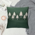thumbnail image 2 of GOSMITH  Christmas Pillow Covers, Sage Green and White Christmas Tree Geometric Decorative Throw Pillow Winter Xmas Pillow Cases Cushion for Bedroom Home Sofa, 2 of 5