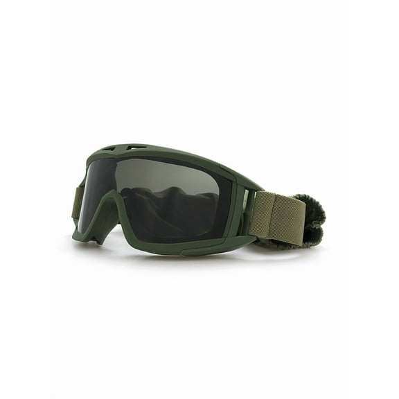 Tactical Airsoft Goggles Anti Fog Shooting Glasses Impact Resistant Safety Goggles with 3 Interchangable Lens