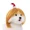 Golden Christmas hat, variant on Pet Wig Dog Wig Pet Supplies Halloween Pet Accessories Curly Hair Straight Hair Cat Wig