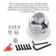 thumbnail image 4 of LHCER Adjustable Jewelry Making Work Holder Clamp Kit Engraving Universal Metal Base Vise ,Jewelry Engraving Base, Jewelry Making Holder Clamp, 4 of 8
