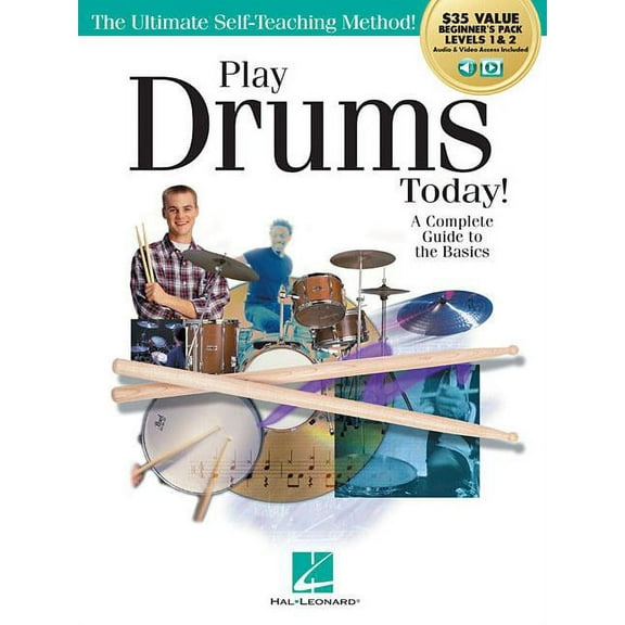 Play Drums Today! All-In-One Beginner's Pack: Includes Book