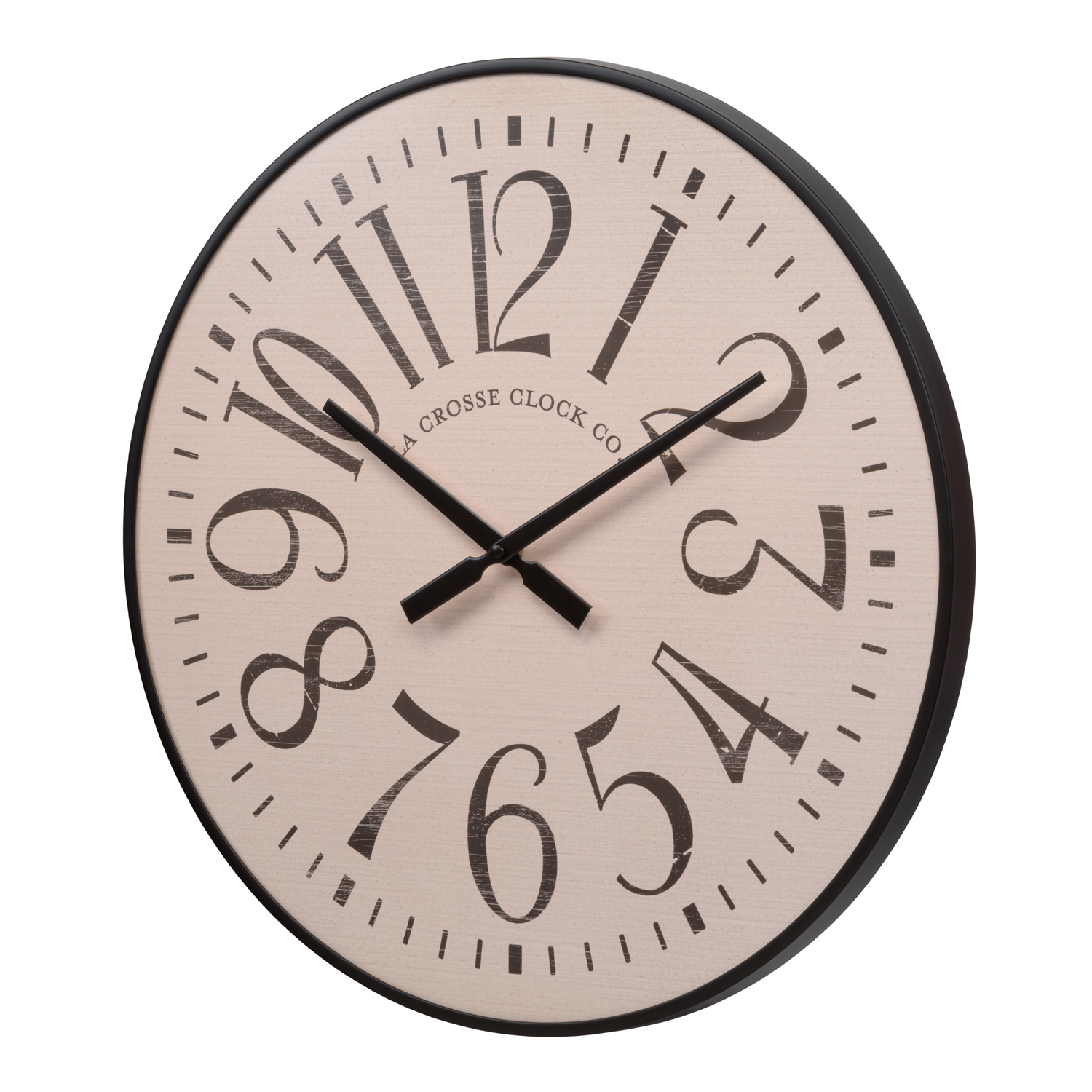 La Crosse Clock 21 inch Alice Analog Quartz Wall Clock, 404-3053