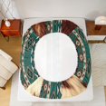 thumbnail image 5 of Castle Fairy Cow Print 4-Piece Full Size Sheets for Teens Women Men,Bohemian Aztec Bed Sheets,Exotic Style Lightweight Sheet Sets,Super Cozy Room Decor, 5 of 7