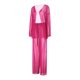 thumbnail image 4 of VISgogo, 2 uds., ropa de playa de tul para mujer, cárdigan de manga larga transparente de Color sólido + conjunto de pareo de pantalones largos para mujer, S/M/L VISgogo  moda, 4 of 9