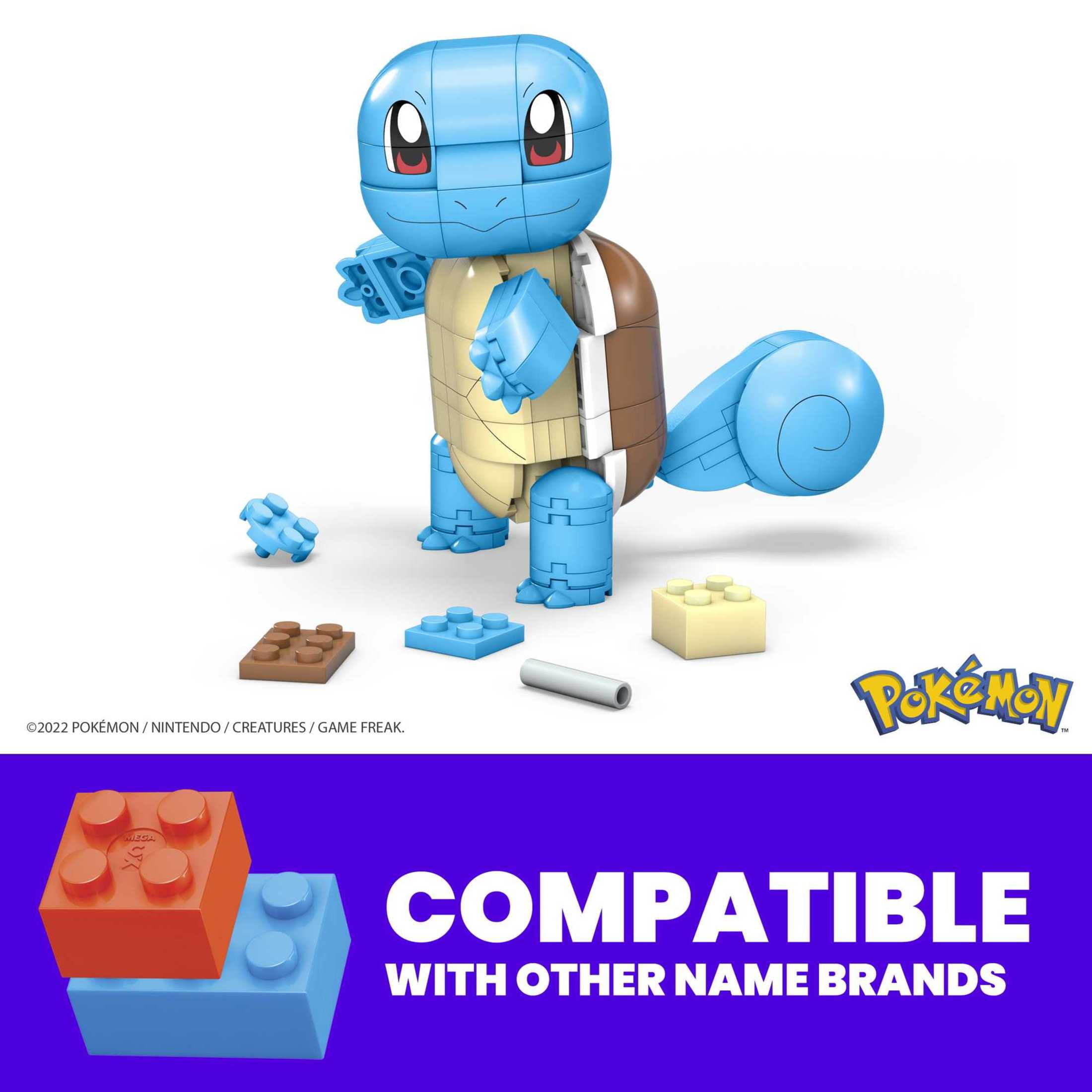 MEGA Pokémon Building Toy Kit Build & Show Squirtle (199 Pieces) for Kids