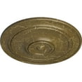 thumbnail image 3 of 40 1/4"OD x 3 1/8"P Small Classic Ceiling Medallion (Fits Canopies up to 10"), Hand-Painted Mississippi Mud Crackle, 3 of 6