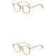 thumbnail image 1 of Minnieouse Gafas TR90, gafas antiazules, cuidado de la visión del teléfono móvil, gafas decorativas para la salud sin sangría, amarillo claro Marco amarillo claro 2Conjunto, 1 of 6