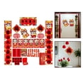 thumbnail image 2 of GUOOL Chinese New Year Couplets Fu Character Duilian, Porch Sign, Door Sign, Spring Festival Couplets for Holidays Home Door , A, 2 of 9