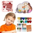 thumbnail image 6 of 24 Pack Valentines Day Cards for Kids with Heart Stones 2.8x3.5", Rock Gemstones Classroom Exchange Gifts, Non Candy Valentines Party Favors for Boys Girls, Assorted Colors Art, 6 of 9