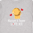 thumbnail image 4 of Inktastic Mamaw and Papaw Love Me Grandson Lion Boys Long Sleeve Toddler T-Shirt, 4 of 5