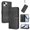 Black, variant on Allytechgroup Case for iPhone 15 with Credit Card Slot, RFID Blocking PU Leather Flip Wallet Stand Phone Case with Lanyard Shockproof and Anti-Scratch Cover for iPhone 15, Winered