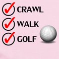 thumbnail image 2 of CafePress - Crawl Walk Golf Body Suit - Long Sleeve Cotton Baby Bodysuit, 2 of 4