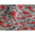 thumbnail image 3 of Ambesonne Poppy Quilted Coverlet 2 Pcs, Flowers Seasonal Design Retro, Twin Size, Warm Taupe and Dark Coral, 3 of 4