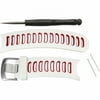 Replacement Watch Bands for Approach S3 - white/red 010-11822-01