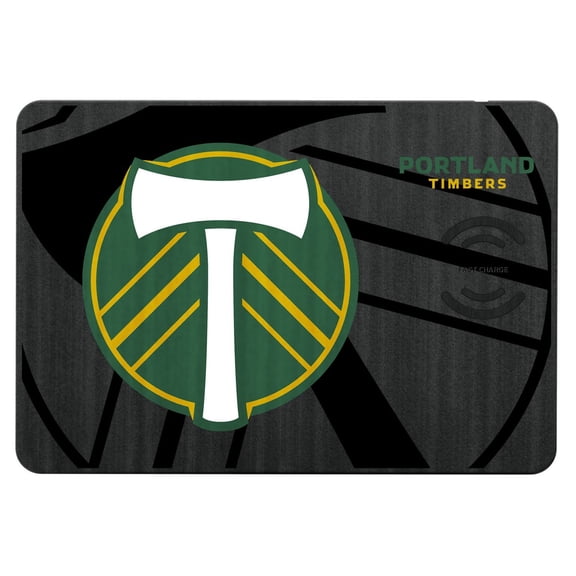 Portland Timbers Mono Tilt Logo Wireless Charger & Mouse Pad