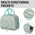 thumbnail image 6 of Obrewu Pioneer Flower Lunch Bag for Adult, Insulated, Leakproof, Oxford Cloth, 6 of 7