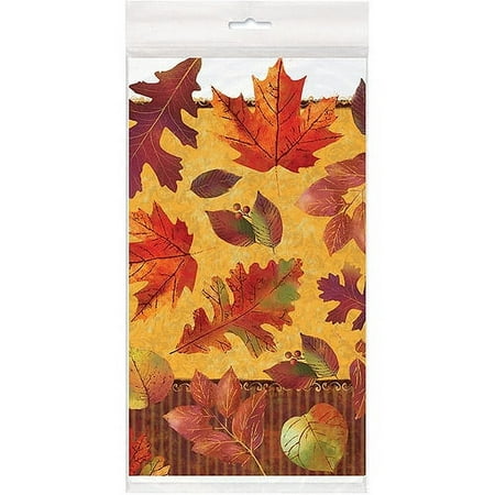 Unique 47523 54 x 84 in. Beautiful Fall Table Cover