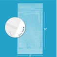 thumbnail image 4 of GPI Resealable Bubble Zip Bags for Secure Storage, Packaging, and Shipping of Fragile Components, 3"x 5", Pack of 100, 4 of 4