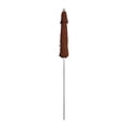 thumbnail image 4 of California Umbrella  7.5' Rd. Aluminum Frame, Fiberglass Rib Market Umbrella, Push Open,Anodized Silver Finish, Olefin Fabric Terracotta, 4 of 5