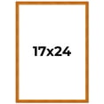 thumbnail image 2 of 17x24 Honey Brown Real Wood Picture Frame Width 0.75 inches | Interior Frame Depth 0.5 inches |, 2 of 8