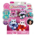 thumbnail image 2 of ScrunchMiez 4 Pack Excl. Scrunchies Transforms From Hair Scrunchie to Plush Friend & Backpack clip!, 2 of 6