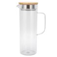 thumbnail image 4 of Jarra de agua fría Sincero 1100 ml Transparente con tapa de bambú, 4 of 10