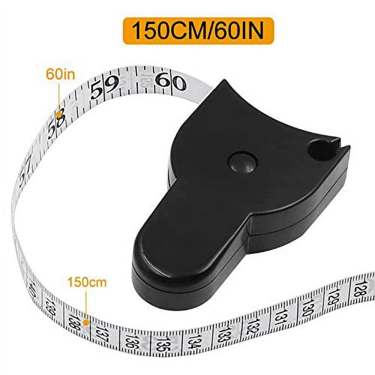 4PCS Body Measure Tape, Automatic Telescopic Tape Measure