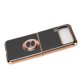 thumbnail image 4 of Fundas para teléfono con soporte para el dedo, funda protectora para teléfono inteligente, funda galvanizada para teléfono móvil Z Flip, funda para teléfono móvil Z Flip, materiales ecológicos, 4 of 9