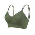 thumbnail image 2 of Sujetador deportivo Cami Bralettes Shaffu acolchado para mujer, 4 x 6 unidades, color verde, 2 of 8
